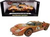 Shelby Collectibles 1966 Ford Gt-40 Mk Ii #5 Gold After Race (dirty Version) 1/18 Diecast Model Car By Shelby Collectibl