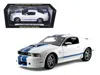 Shelby Collectibles 2011 Ford Shelby Mustang Gt350 White 1/18 Diecast Model Car By
