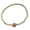 Shelia Fajl Merry Go Round Elastic Bracelet In 18k Gold Plated In Multi