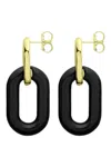 Shelia Fajl Small Shakedown Earrings In Black In Black
