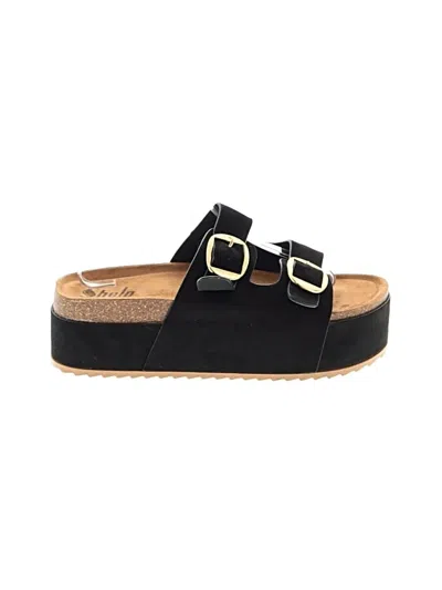 Pre-owned Sheln Sandals In Black