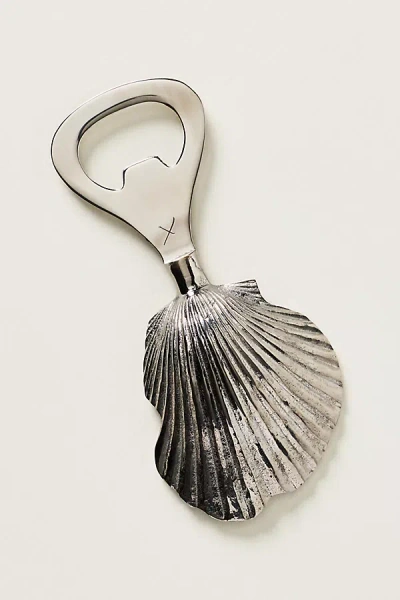Shelton Metal Shell Bottle Opener In Silver
