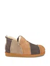 Shepherd Annie Patchwork-design Slip-on In Brown