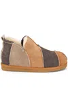 Shepherd Annie Patchwork-design Slip-on In Brown