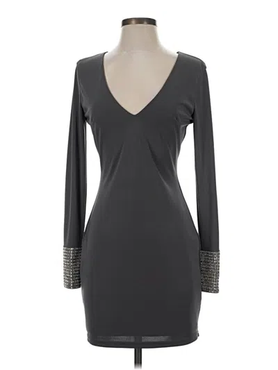 Pre-owned Sheri Bodell Cocktail Dress In Gray