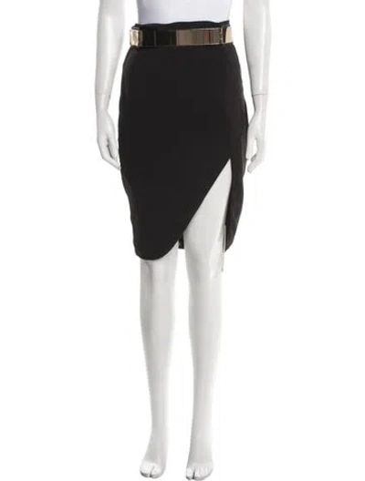 Pre-owned Sheri Bodell Knee-length Skirt In Black