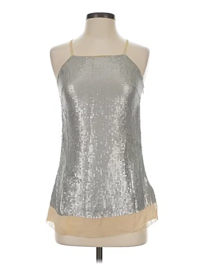 Pre-owned Sheri Bodell Sleeveless Blouse In Silver