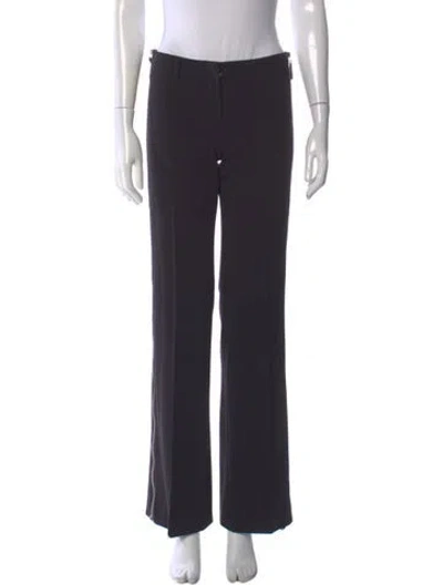 Pre-owned Sheri Bodell Wide Leg Pants In Black