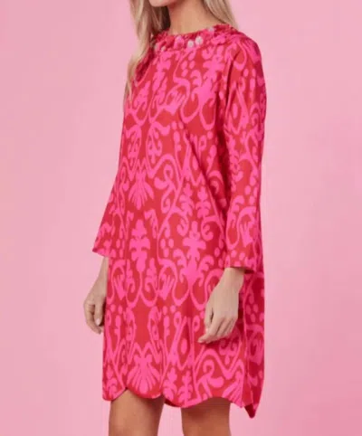 Sheridan French Blair Dress In Ruby Azaleas In Multi