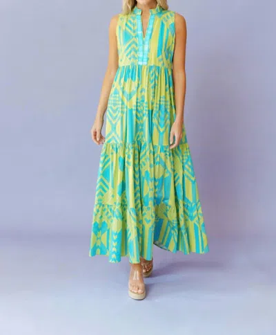 Sheridan French Diamond Tessa Dress In Green