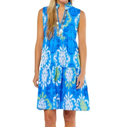 Sheridan French Logan Dress In Blue Lagoon In Multi