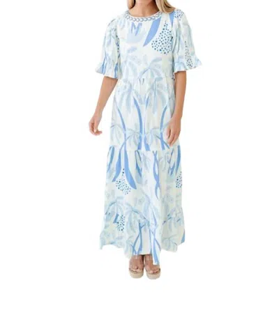 Sheridan French Michola Dress In Coastal Palm In Multi