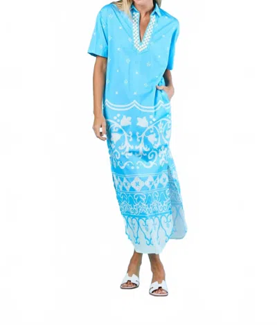 Sheridan French Reese Dress In Sky Tulum In Blue