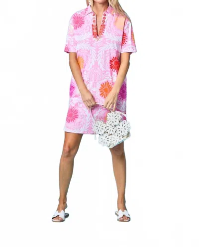 Sheridan French Rhodes Dress In Blush Jardin In Pink