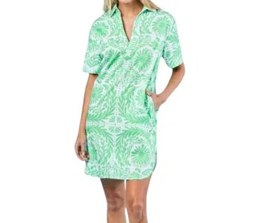 Sheridan French Rhodes Dress In Meadown Jardin In Green