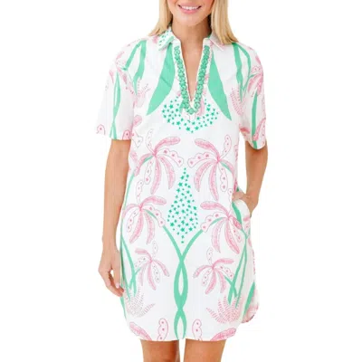 Sheridan French Rhodes Dress In Worth Avenue Palm In Multi