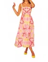 Sheridan French San Miguel Midi Dress In Mimosa Jardin In Multi