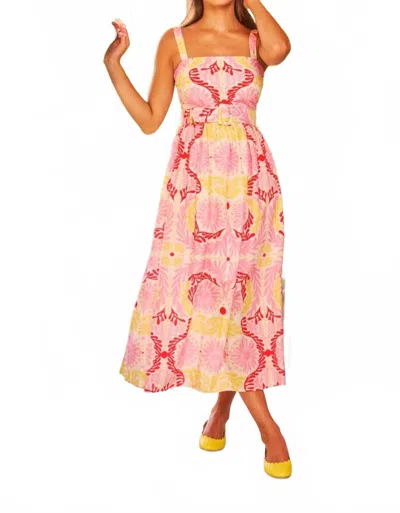 Sheridan French San Miguel Midi Dress In Mimosa Jardin In Multi