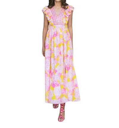 Sheridan French Stacey Dress In Pink Lemonade