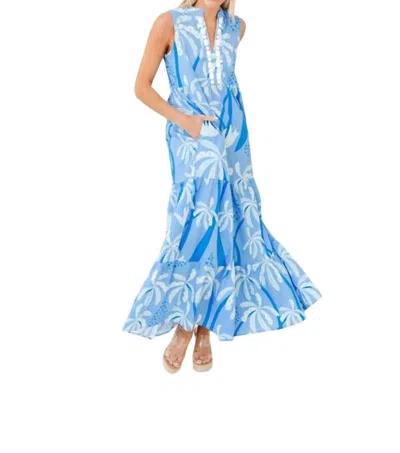 Sheridan French Tessa Dress In Carolina Palm In Multi