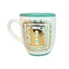 Sherie Boutik B Square Design Mug In Brown