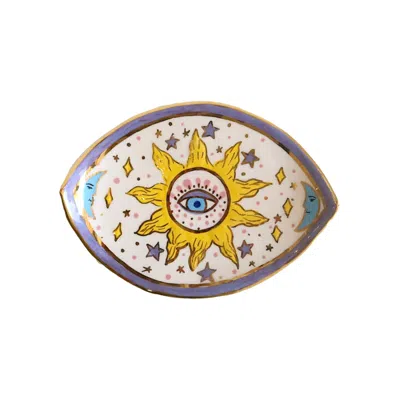Sherie Boutik Evil Eye Yellow Sun Wall Décor
