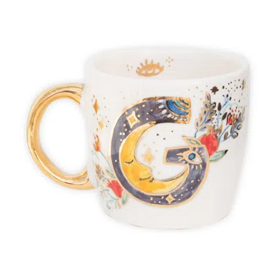 Sherie Boutik G Joy Alphabet Mug Sb X Wb In Yellow