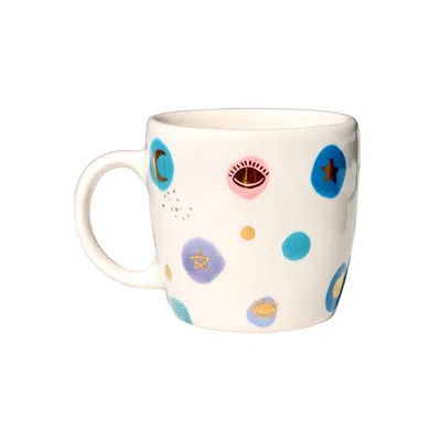 Sherie Boutik Polka Dot Sb Multicolour Mug