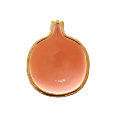 Sherie Boutik Pomi Medium Ceramic Bowls Sb X Wb - Type 2 In Orange