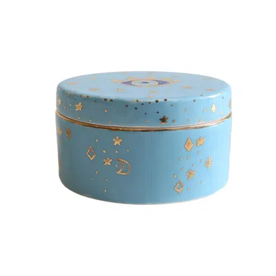 Sherie Boutik Sky Blue Celestial Eye Storage Box