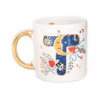 Sherie Boutik T Joy Alphabet Mug Sb X Wb In Yellow