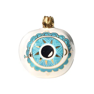 Sherie Boutik Turquoise Eye Compass Pomegranate L Decoration