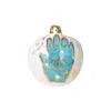 Sherie Boutik Turquoise Eye Khamsa Pomegranate In Multi