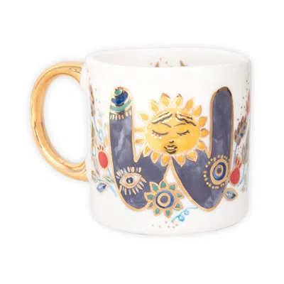 Sherie Boutik W Joy Alphabet Mug Sb X Wb In Multi