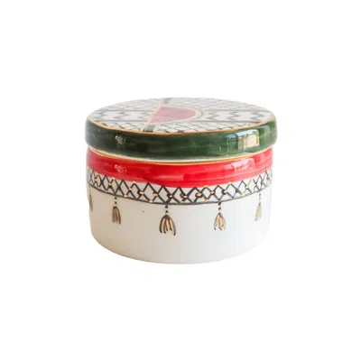 Sherie Boutik Watermelon Round  Ceramic Container
