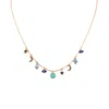 Sherie Boutik Women's Mystic Eye Enamel Charm Necklace