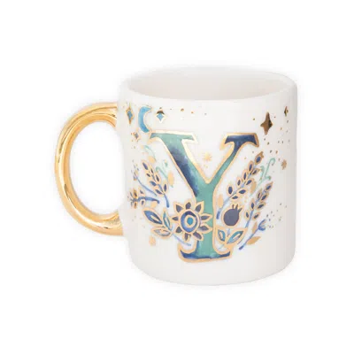 Sherie Boutik Y Alphabet Mug Collection Sb X Wb In Yellow