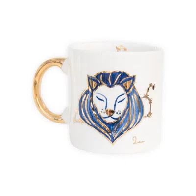 Sherie Boutik Zodiac Sign Mug Leo Sb X Wb In White