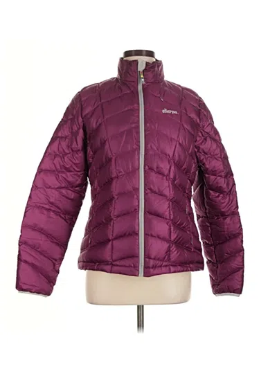 Pre-owned Sherpa Jacket In Purple