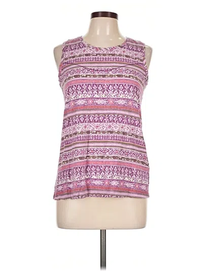 Pre-owned Sherpa Tank Top Pink Halter Neckline Tops