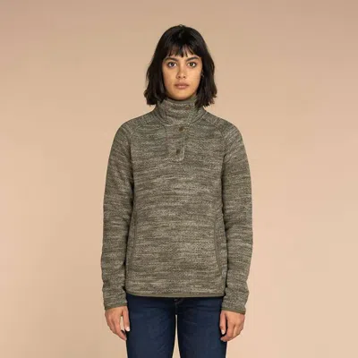 Sherpa Women's Lumbini Pullover - Large - Evergreen Texture In Green