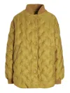 Sherpa Yellow Gang Reversible Bomber Jacket In Yellow