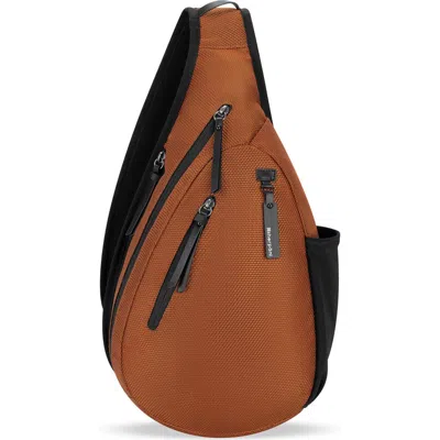 Sherpani Esprit Anti Theft Rfid Protection Sling Bag, Fits 10 Inch Tablet In Brown