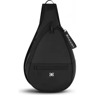 Sherpani Esprit Anti Theft Rfid Protection Sling Bag, Fits 10'' Tablet, Wasabi Stone In Black