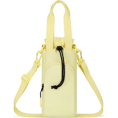 Sherpani Izzie Cross Body Purse W/ Watter Bottle Holder In Yellow
