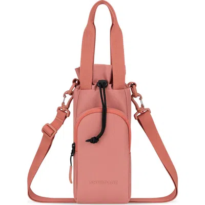 Sherpani Izzie Cross Body Purse W/ Watter Bottle Holder In Orange