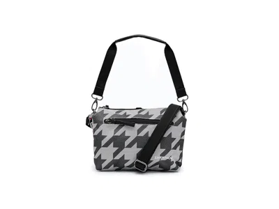 Sherpani Mei Anti-theft Crossbody Cross Body Handbags Houndstooth: One Size In Black