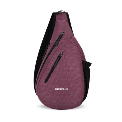 Sherpani Metro Anti Theft Travel Sling Backpack In Brown