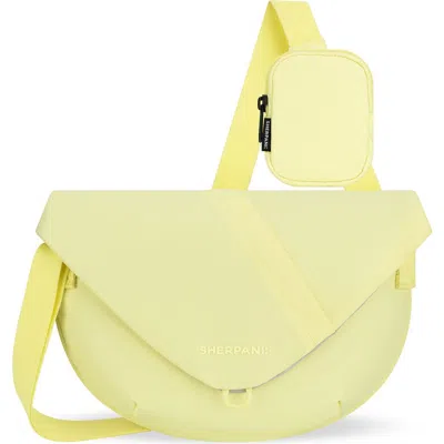 Sherpani Milli Medium Crossbody Purse W/ Rfid Protection In Yellow