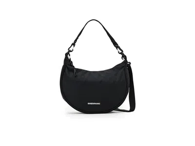 Sherpani Mina Crescent Bag Shoulder Handbags Raven: One Size In Black